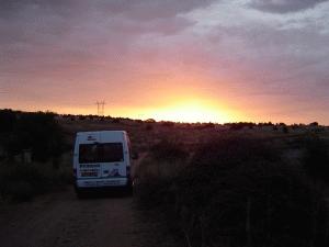 zonsopgang camino de santiago compostela