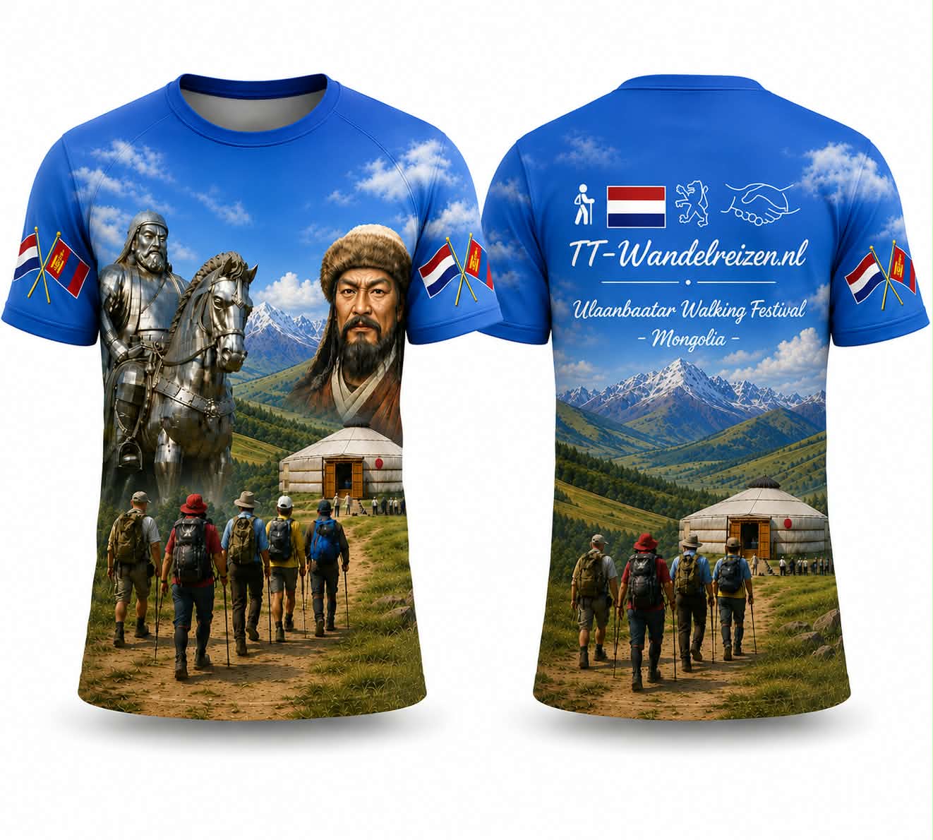 T-shirt mongolia reis