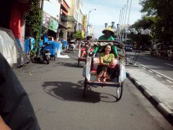 Becak Yogyakarta