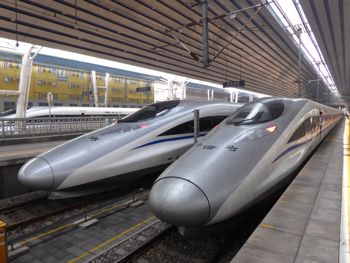 Highspeed trein-Beijing