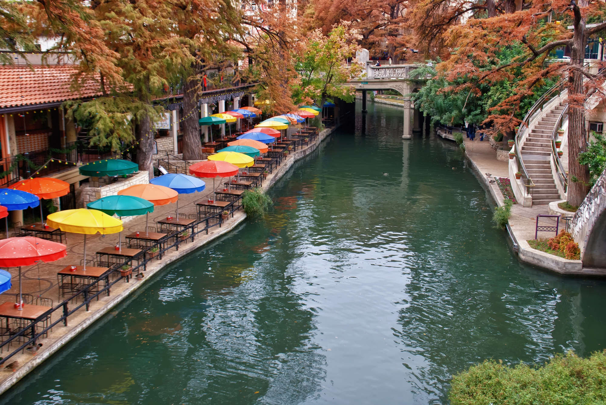 famous San Antonio Riverwalk